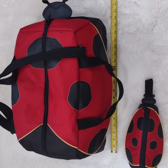 SAMMIES By SAMSONITE LADY BUG TRAVEL BAG With PENCIL CASE. - Picture 11 of 16